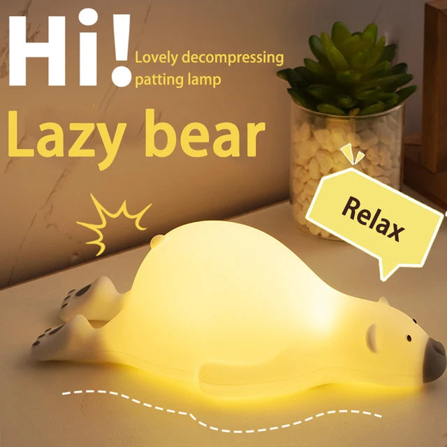 Silicone Light up Puppy Lamp