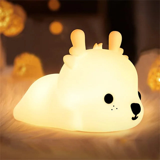 Silicone Light up Puppy Lamp